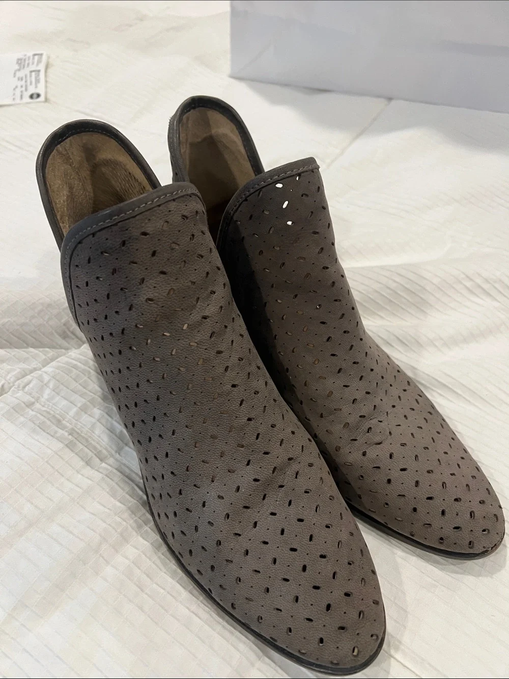 Lucky Brand gray ladies booties